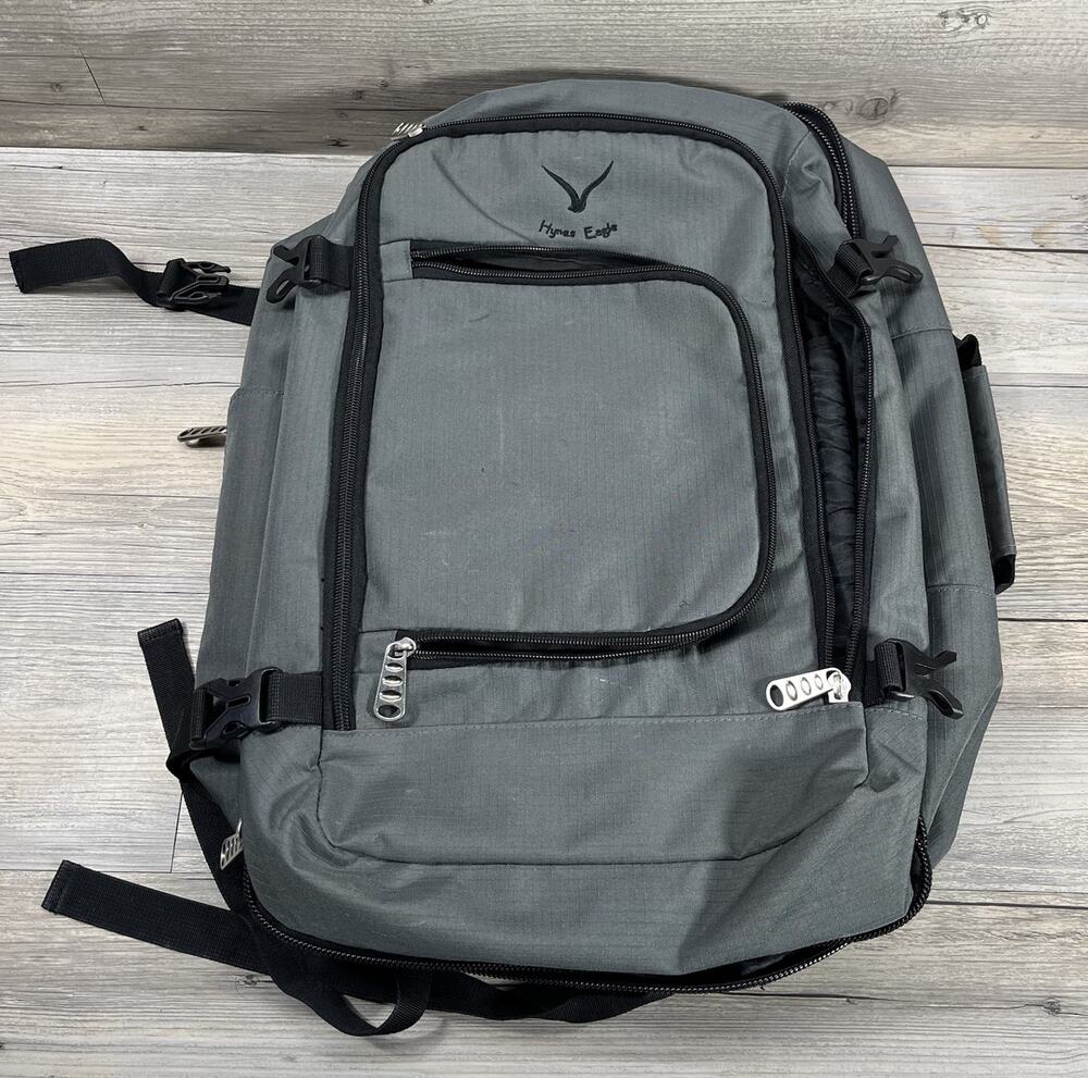 Hynes Eagle 40 Liter Travel Backpack Luggage Carry On Daypack Gray